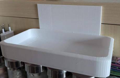 Simple Tray for Glasses nearby a IKEA Kallax