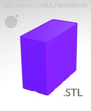 2x4x3·5 - Multibin Insert - STL Remixing File