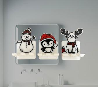 Toothbrush holder - Christmas cartoon