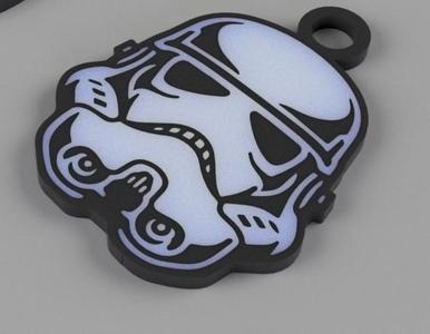 Keychain Trooper - Star wars Theme