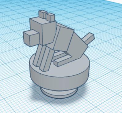 minecraft wolf croc charm