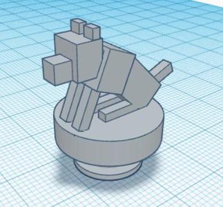 minecraft wolf croc charm