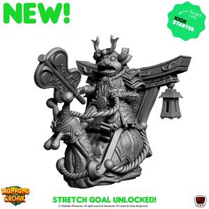 Asian Frog Shogun & Snail  (pre-supported)