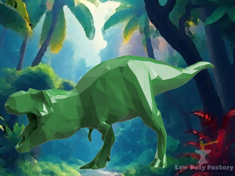 Low-Poly T-rex