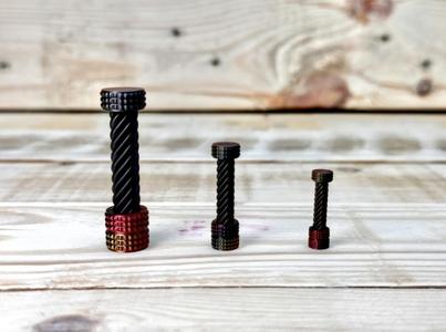 Trio of Micro Twist Fidgets