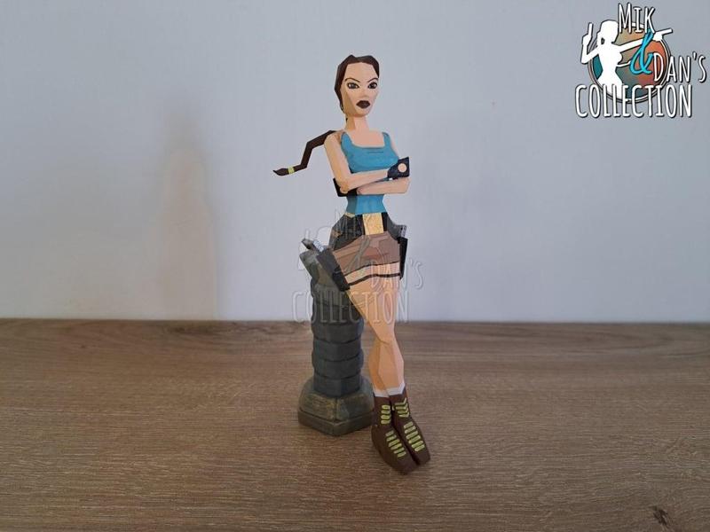 Lara Croft Low Poly - Tomb Raider 2 Relax