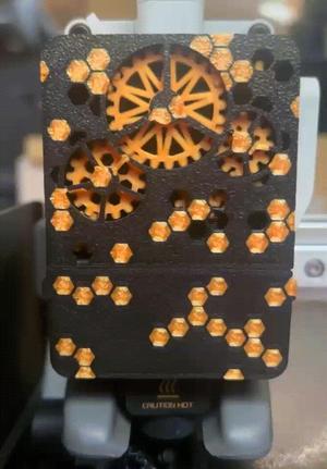 A1 & A1 mini Hotend Cover with gears
