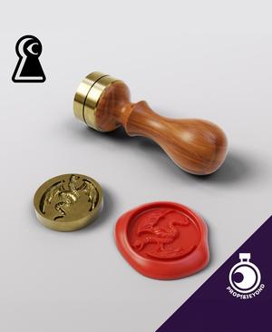 Wax Seal - Flying Serpent