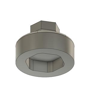 Forkcap adapternut