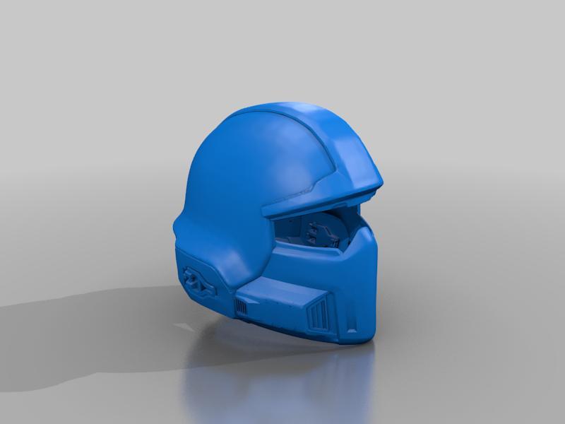 FREE - HELLDIVERS B-01 Tactical Helmet (Working Vents) - Split for printing