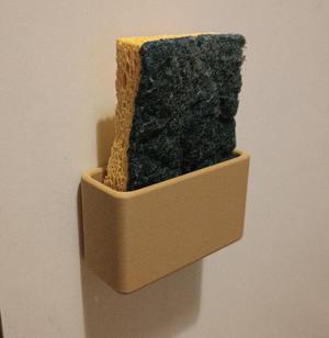Sponge holder without suction cups