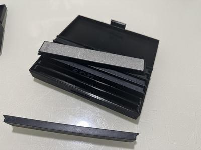 Apex type diamond sharpening blank storage box