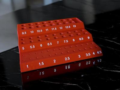 Metric Drill Bit Organizer