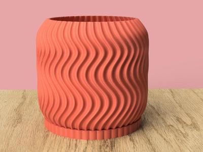 Twisty Plant Pot