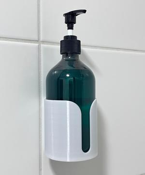 Soap dispenser wall mount holder