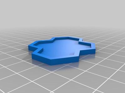 Irregular Base for 6mm game components