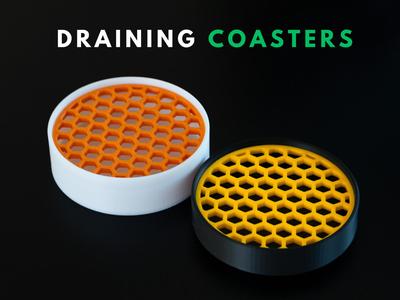Draining Coasters (two version, no AMS needed)
