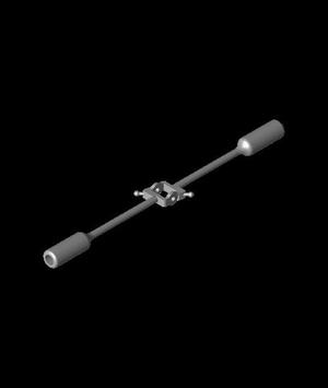 Small rc helicopter balanc bar with link