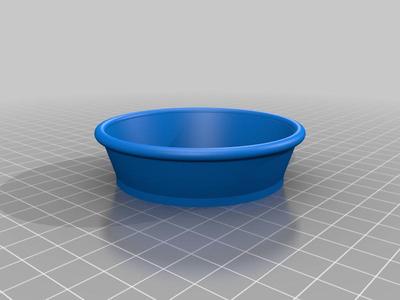Flowerpot dish "Ti prego non farmi morire"