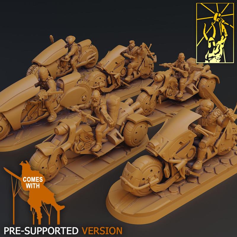 Cyber Forge Biker Squad Modular Unit