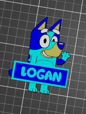 Llavero Bluey Logan