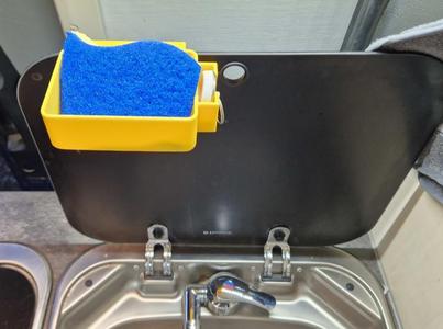 RV sponge tray / Womo Stöpsel- und Schwammtrog