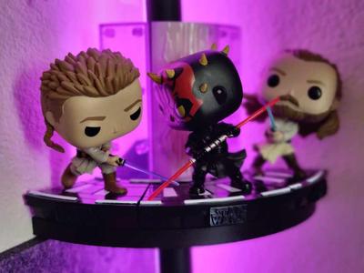Duel of the fates POP! corner wall mount