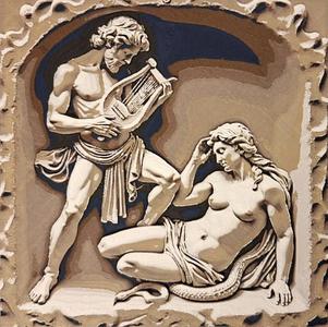 Orpheus and Eurydice (Hueforge Filament Painting)