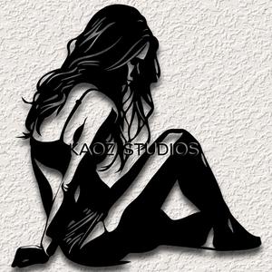 gta female wall art woman wall decor gamer girl decoration 