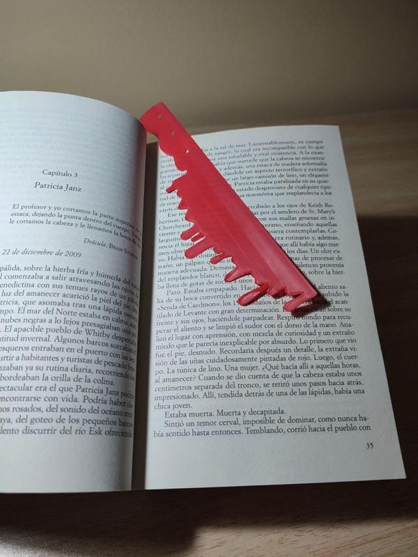 Marcapaginas cuchillo / Knife bookmark
