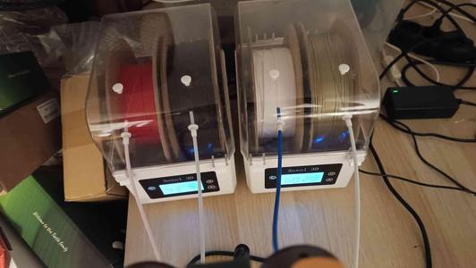 Sovol Filament drying box plug and PTFE tube connector (TPU)