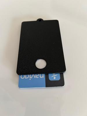 Card holder with card lock