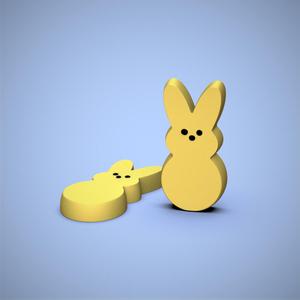 Peep Bunny -Marshmallow Candy