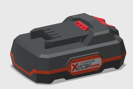 X20V-Parkside Battery 100%