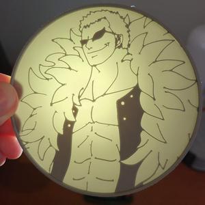 Translucent One Piece Donquixote Doflamingo Coaster