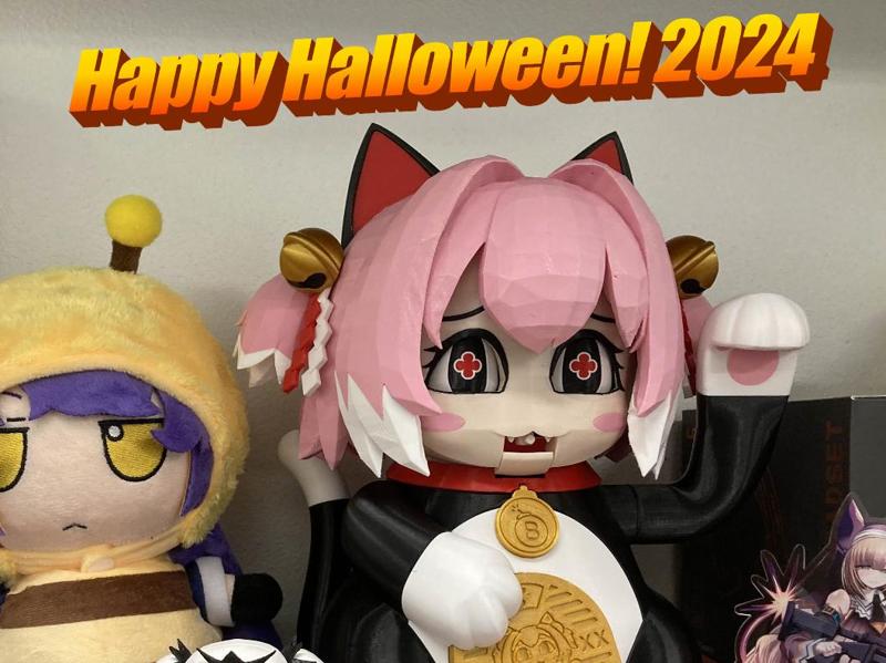 Animatronic Maneki-neko: PainBotパインBOT [Bombergirl medal dispenser]