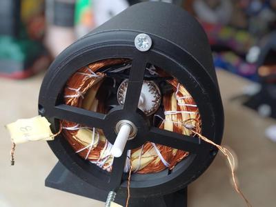 AC 1 phase motor NO steel core