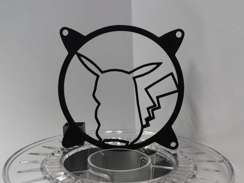 Pokemon fan cover 120 mm (PKM-02) - Pikachu hollow