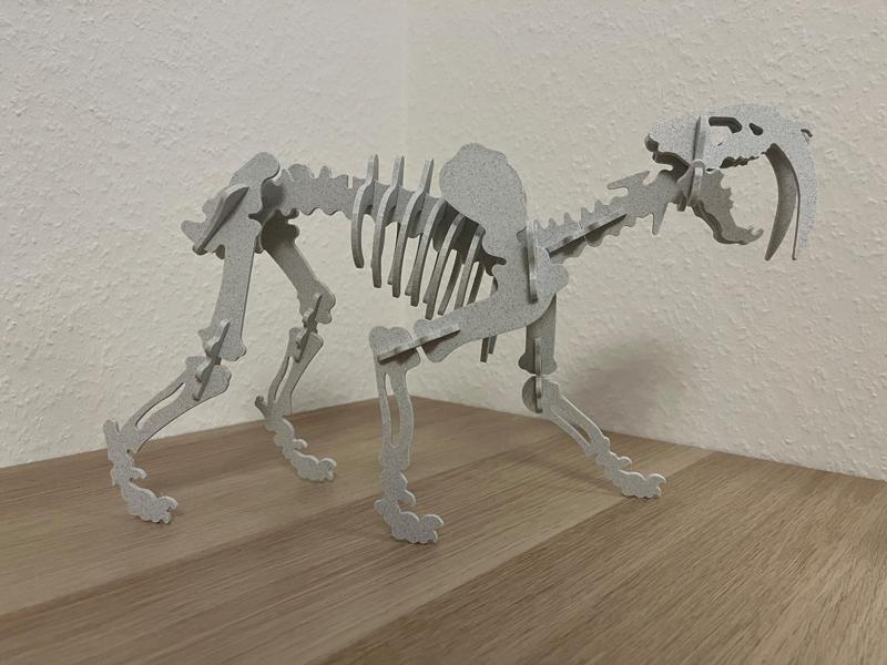 Sabertooth 3D Puzzle