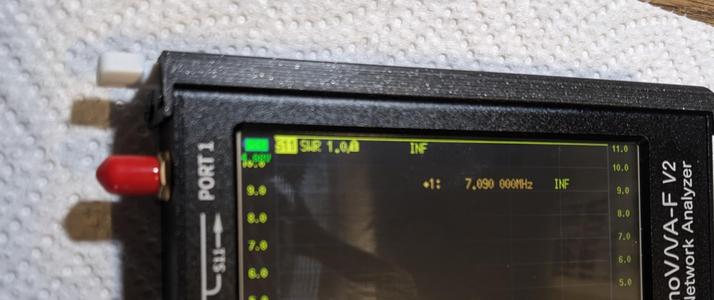 Stylus caddie for the SeeSii NanoVNA-F V2