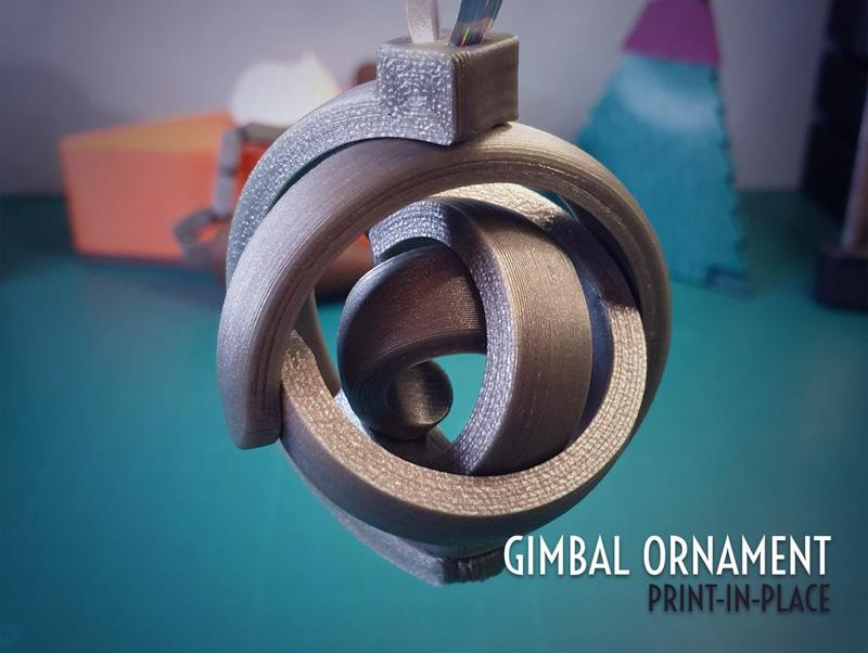 Gimbal Christmas Ornament