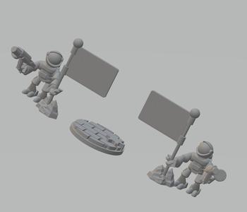 FHW: Stellar Coalition Corps Astro Sentinels Trooper Bannerman
