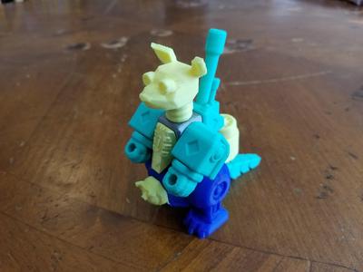 PrintABlok Kangaroo Articulated Robot Construction Toy