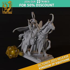 Damsel - Kingdom of Equitaine - Titan Forge Miniatures September 2023
