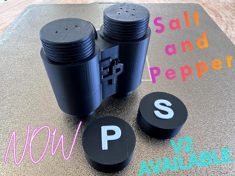 Salt and Pepper Shaker Outdoor Hiking