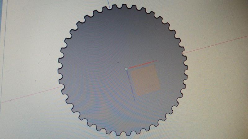 gear with 40 teeth