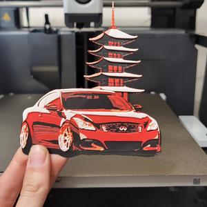 Slammed G37 (HueForge)