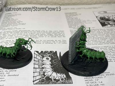 1st Edition AD&D Carrion Crawler