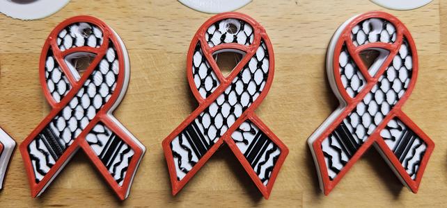 Palestine Keffiyeh ribbon