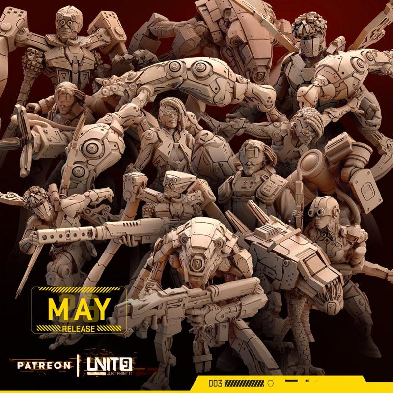 Cyberpunk models BUNDLE - Human Hybrids - (May23 release)